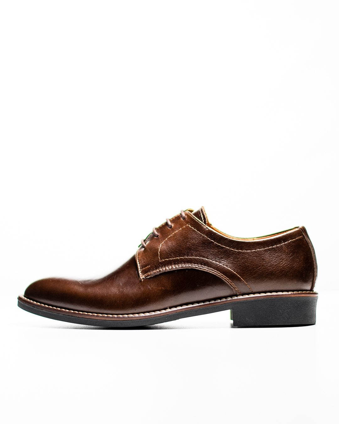 Derby Brun Oxford (Cuir)