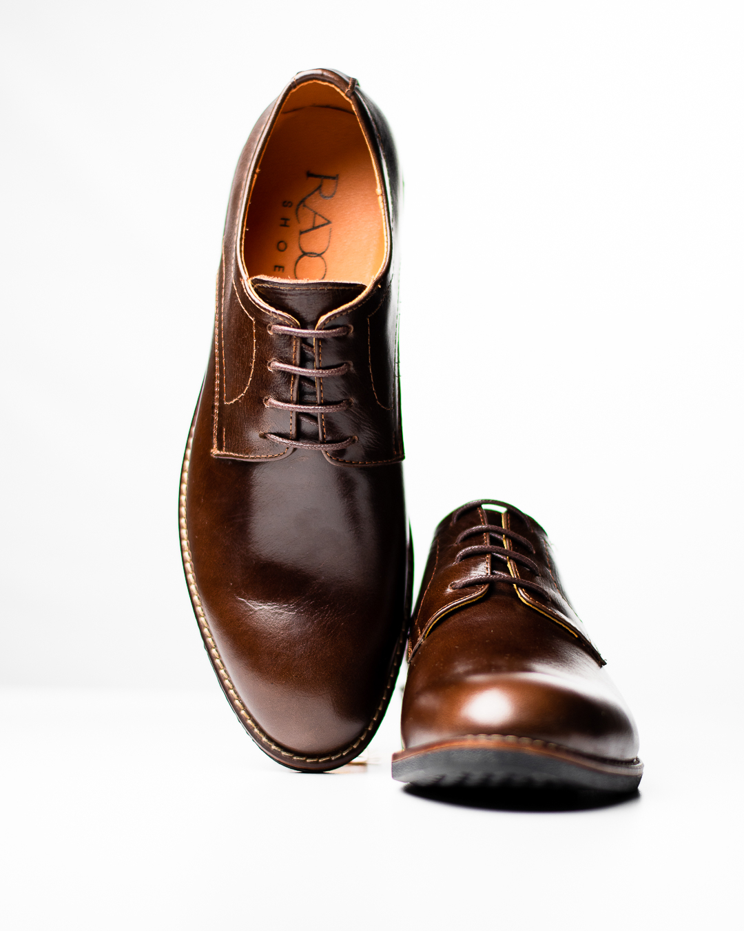 Derby Brun Oxford (Cuir)