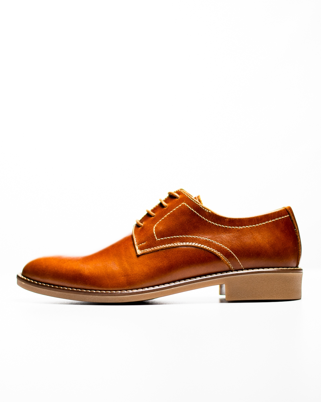 Derby Brun Oxford (Cuir)