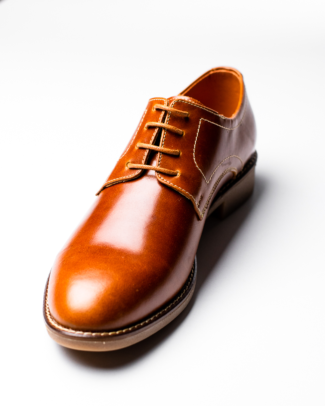 Derby Brun Oxford (Cuir)